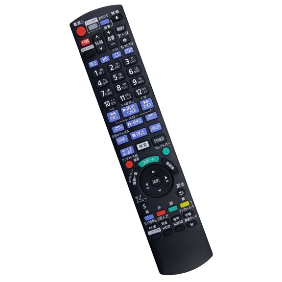 Home Media Replacement Remote Control with Playback Buttons, Numeric Keypad and Single-Pack Design for Screen Navigation