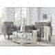 Home Meridian Mid-Century Modern Velvet Upholstered Living Room  2 pc. Set in Grey Flannel