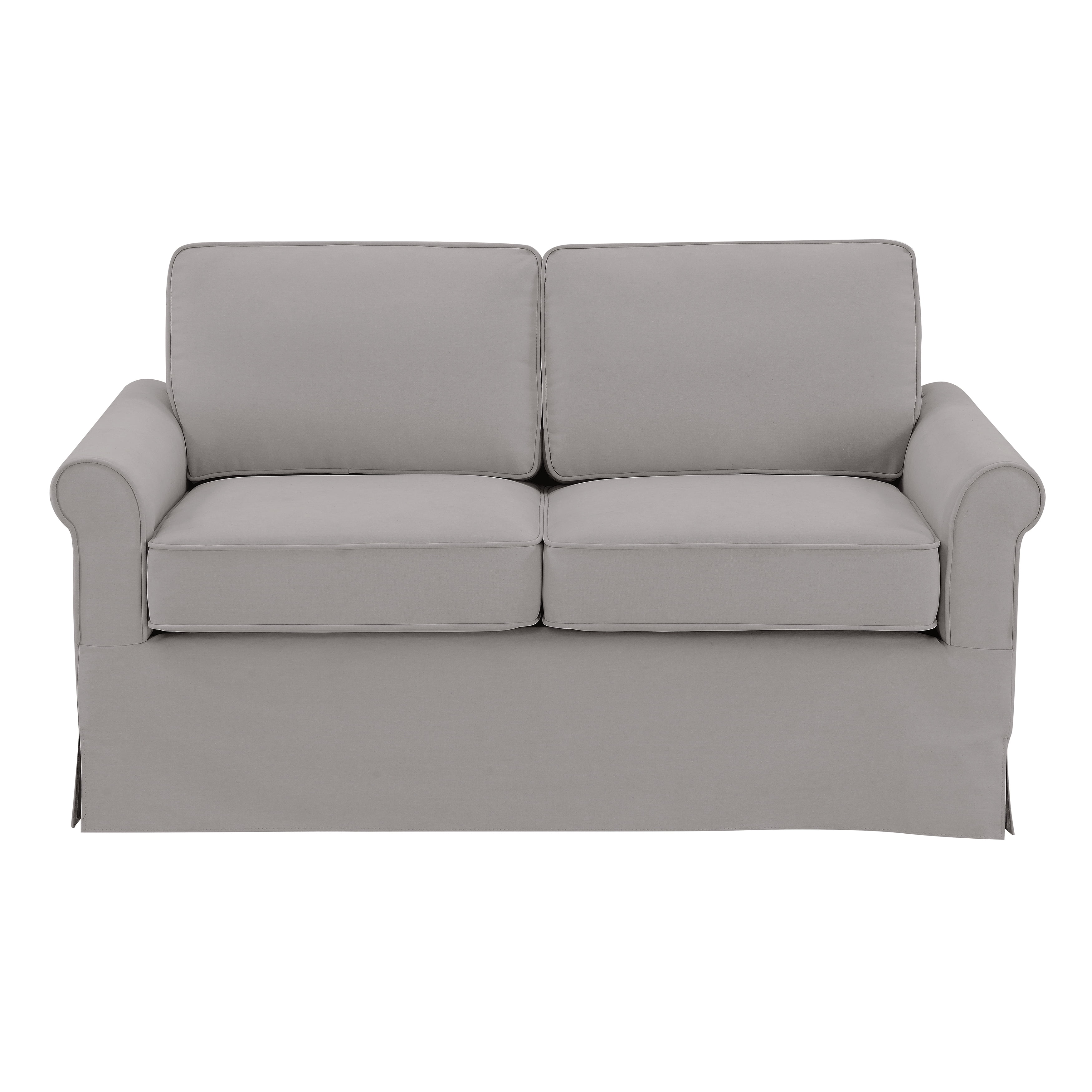 Accentrics Home Modern Arm Sliper Style Sofa In Storm Gray