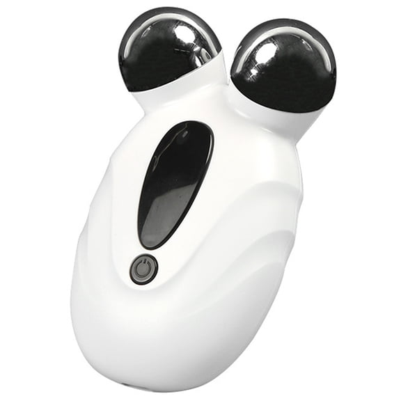 Home Microcurrent Skin Rejuvenation Face Lifting Massager with 3D Roller for Anti Wrinkle and Tightening ABS