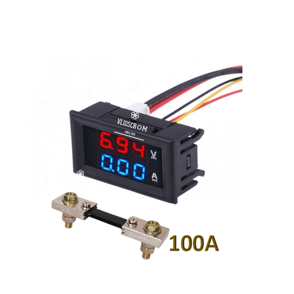 Home / Mini Digital Voltmeter Shunt Ammeter DC 100V 100A LED Disp Amp Volt Tester E10 Mini Digital Voltmeter Shunt Ammeter DC 100V 100A LED Disp Amp Volt Tester