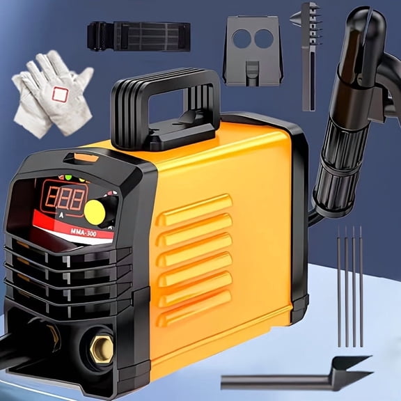 Home Mini Welder 110V, Compact Fully Automatic, DC Inverter, Portable Welder Multiple Kits, Easy to Use, Suitable for Home, Construction Sites, Welding Accessories, Household Welding