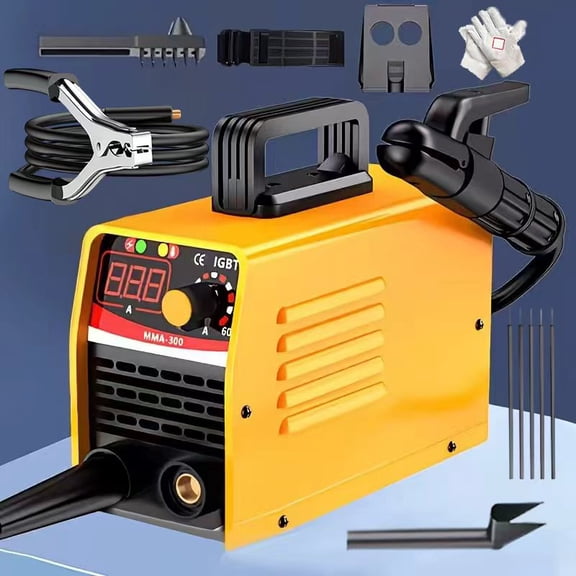 Home Mini Welder 110V, Small Fully Automatic, DC Inverter, Portable Welder Multiple Sets, Easy to Use, Suitable for Home and Construction Sites