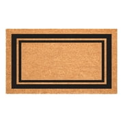 HOME & MORE Calloway Mills Border Doormat 18" x 30" (Black)