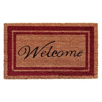 Home & More Border Welcome Coir Outdoor Doormat