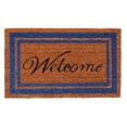 thumbnail image 1 of Home & More Border Welcome Coir Outdoor Doormat, 1 of 7