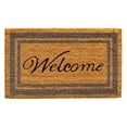 thumbnail image 1 of Home & More Border Welcome Coir Outdoor Doormat, 1 of 2