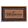 thumbnail image 1 of Home & More Border Welcome Coir Outdoor Doormat, 1 of 2