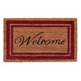 thumbnail image 1 of Home & More Border Welcome Coir Outdoor Doormat, 1 of 2