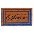 thumbnail image 1 of Home & More Border Welcome Coir Outdoor Doormat, 1 of 2