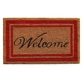 thumbnail image 1 of Home & More Border Welcome Coir Outdoor Doormat, 1 of 7