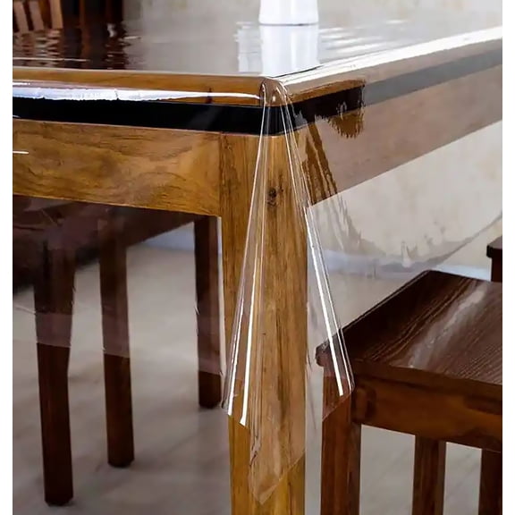 Home Must Haves Premium Vinyl Plastic Fabric Clear Transparent Pvc Protector Multiple Uses