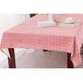 thumbnail image 1 of Home Must Haves Red PEVA Vinyl Tablecloth With Flannel Backing Table Cover Waterproof Spill-Proof 55"x94", 1 of 4