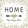 thumbnail image 1 of Home My Happy Place Poster Print by Amanda Murray, 1 of 2