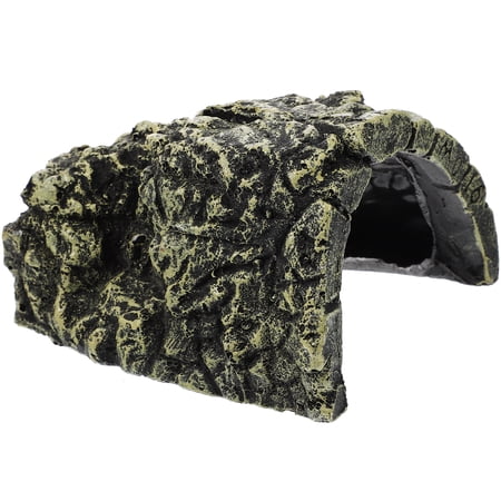 Home Natural Reptile Cave Vivid Reptile Hideout Terrarium Turtle Ramp Decor Reptile Accessory