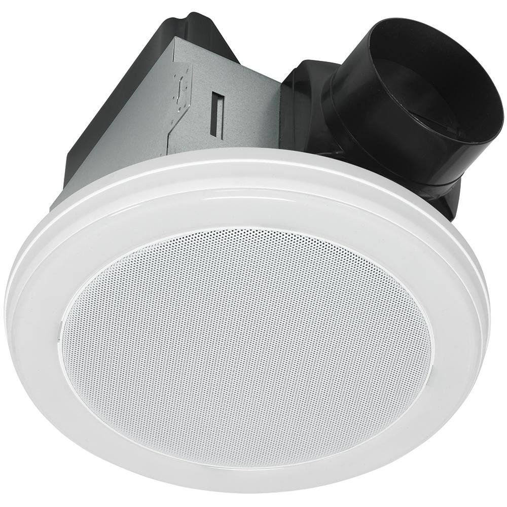 Home Netwerks 80 CFM Ceiling Mount Bluetooth Speaker Bathroom Fan LED- NEW  - Walmart.com