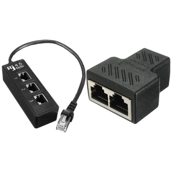 Home  Network Extender Includes 1 X 3-Port RJ45 Splitter and 1 X 2-Port Adapter No Power Required I798786
