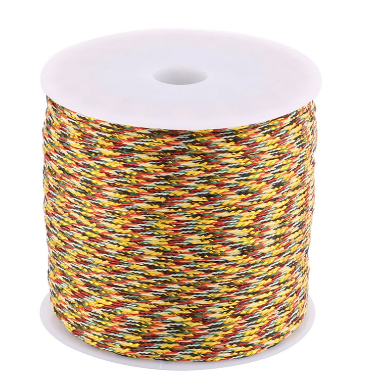 Home Nylon DIY Craft Chinese Knot Bracelet Cord String Rope Multicolor 110  Yards