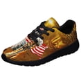 thumbnail image 1 of Home Of The Free Because Of The Brave Jesus Patriotism Shoes Sneakers Black Size 12, 1 of 7