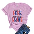 thumbnail image 1 of Home Of The Free T-shirt Because Of The Brave Tshirt Women's Patriotic Shirt Usa Gift 4Th Of July Shirts Freedom Tee, 1 of 3