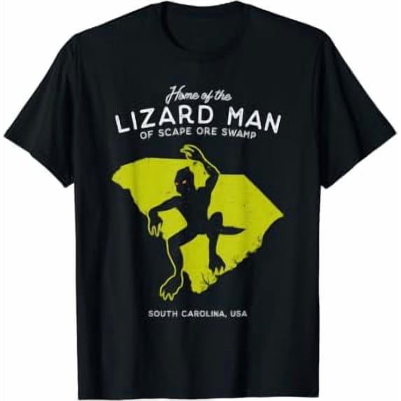 Alberta Lizard Home Of The Scape Ore Swamp Lizard Man South Carolina USA Phrase Suited ...