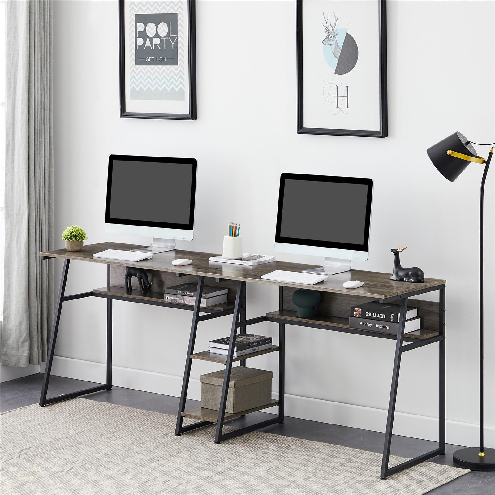 Kids double desk deals