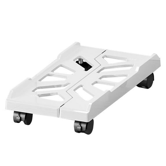 Home Office Adjustable Mobile CPU Case Stand Universal Heavy-Duty PC Tower Bracket Ventilated Under Desk CPU Case Bracket (A2)