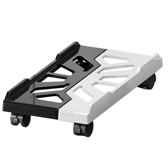 Home Office Adjustable Mobile CPU Case Stand Universal Heavy-Duty PC Tower Bracket Ventilated Under Desk CPU Case Bracket (A3)