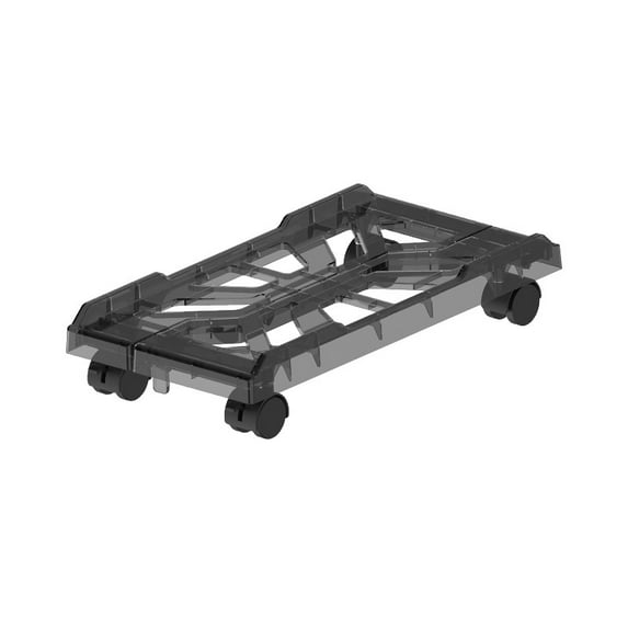 Home Office Adjustable Mobile CPU Case Stand Universal Heavy-Duty PC Tower Bracket Ventilated Under Desk CPU Case Bracket (A4)