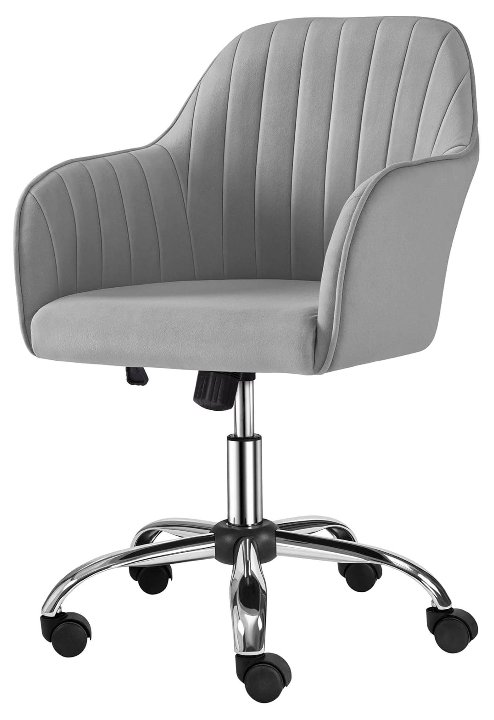 Home Office Chair Adjustable Upholstered Desk Chair Modern Back Chairs