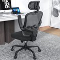 Home Office Chair, Adjustable Wide Big Headrest Computer Task Chairs