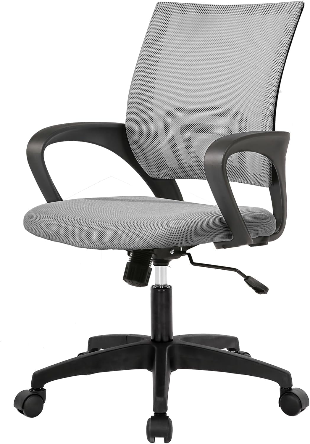 Home Office Chair Desk Computer Chair Adjustable Ergonomic Lumbar Support Armrest Executive with High Density Mesh 360 Degree Swivel Chair for Men Women Adults, Black