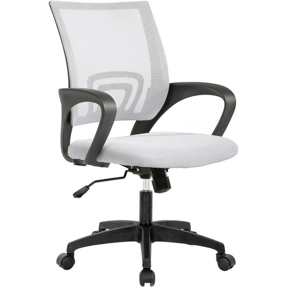 Home Office Chair Desk Computer Chair Adjustable Ergonomic Lumbar Support Armrest Executive with High Density Mesh 360 Degree Swivel Chair for Men Women Adults, Black