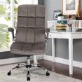 Home Office Chair Executive Chair Fabric Computer Desk Chair High Back