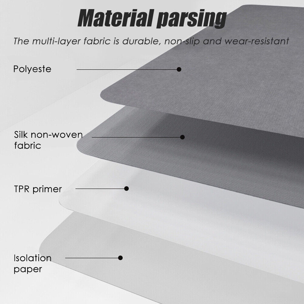 Home Office Chair Mat for Carpet Floor Protection Under Executive