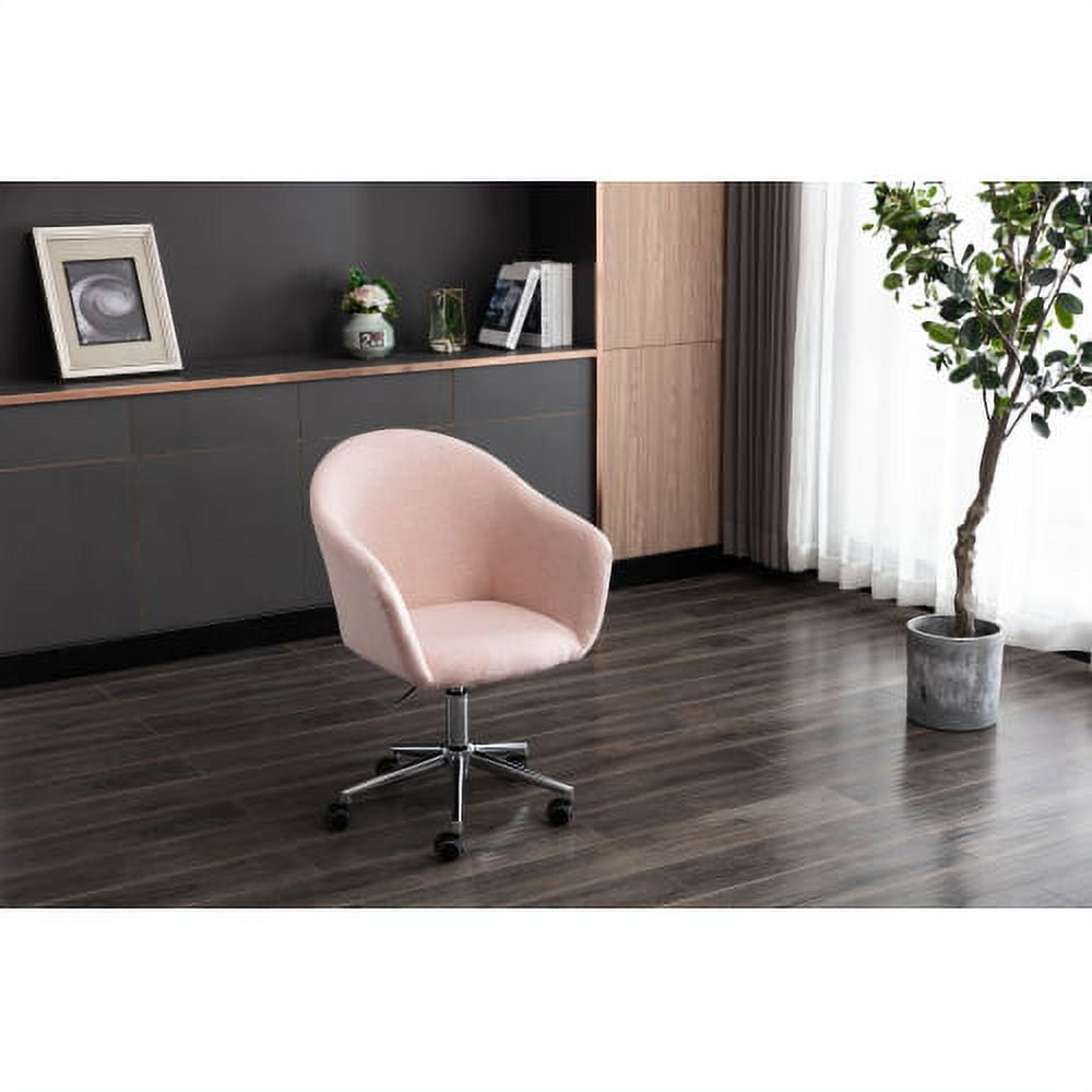 Home Office Chair with MidBack, Adjustable Upholstered Movable