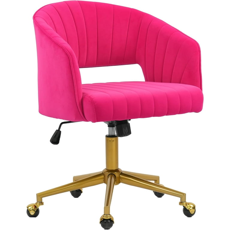 Home Office Chair Swivel Velvet Desk Chair Accent Armchair