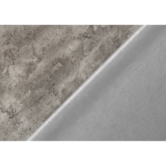 Home Office Concrete Laminate Laptop Workstation - 49"l With Metal Legs Contemporary Desk Grey Top Leg Support