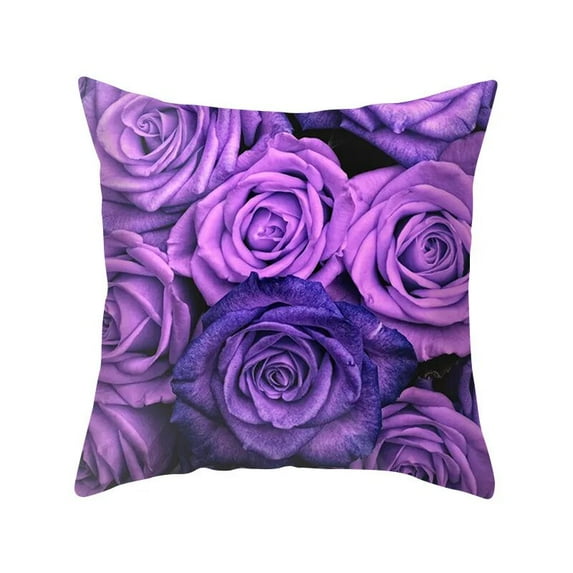 Home Office Decor Pillow Bedroom Sofa Car Cushion Cover Abstract Blue Purple