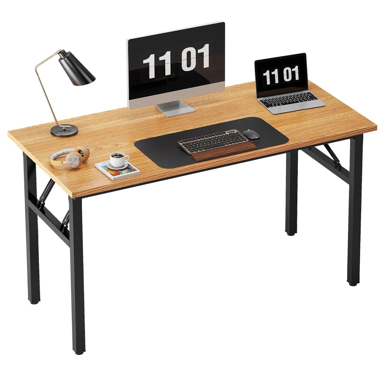 Home Office Desk 47 inches Folding Computer Table Workstation No ...