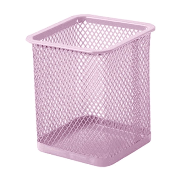 Home Office Desk Accessories, Office Desk Organizers and Accessories, 3.5x4 Inch Metal Mesh Pen Cup, Cylindrical Pencil Jar Storage Bucket for Pens Stationery