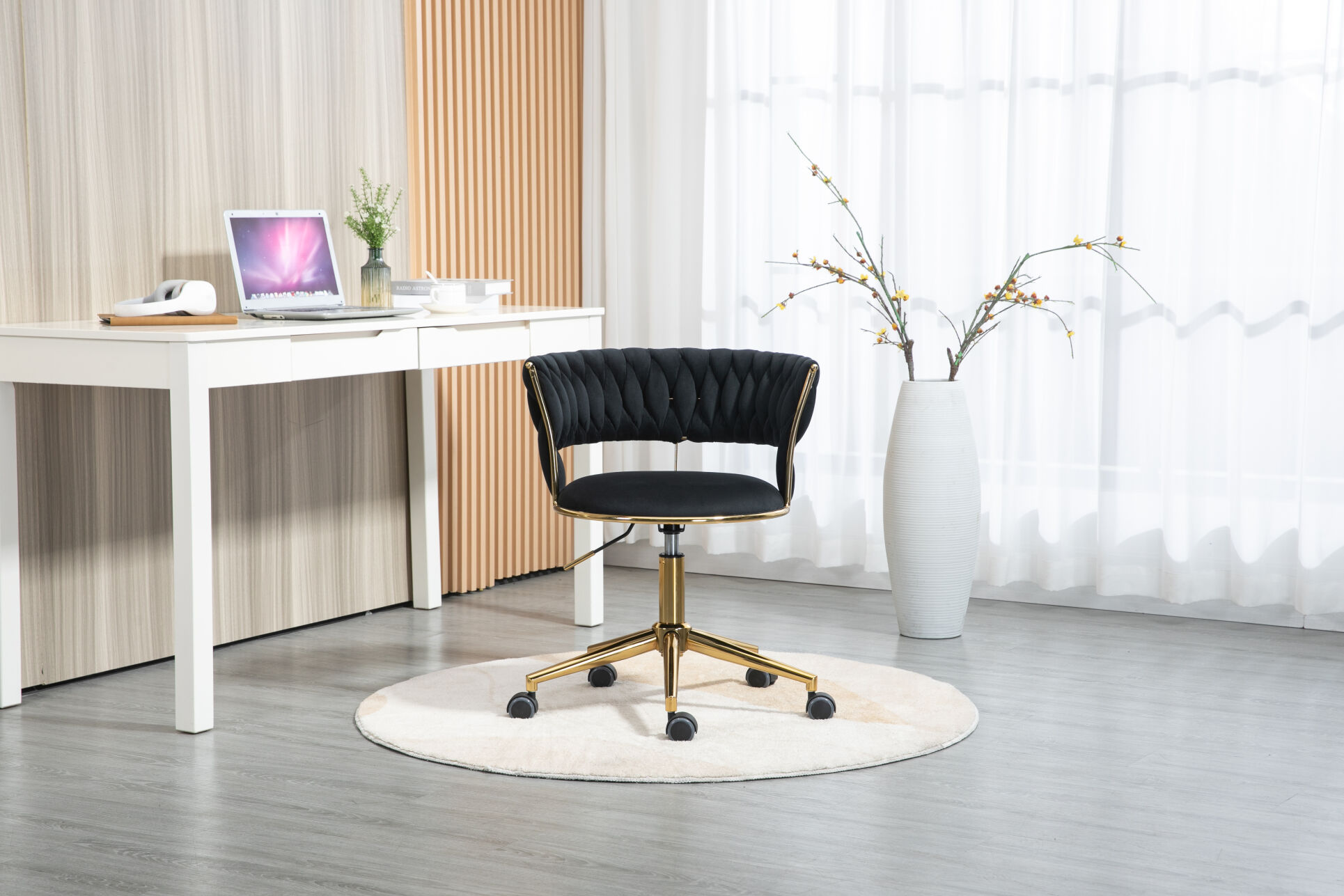 Home Office Desk Chair,Modern Adjustable Computer Executive Chair ...