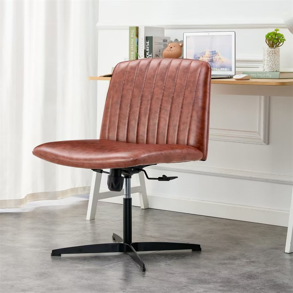 Narrow desk chair no wheels sale