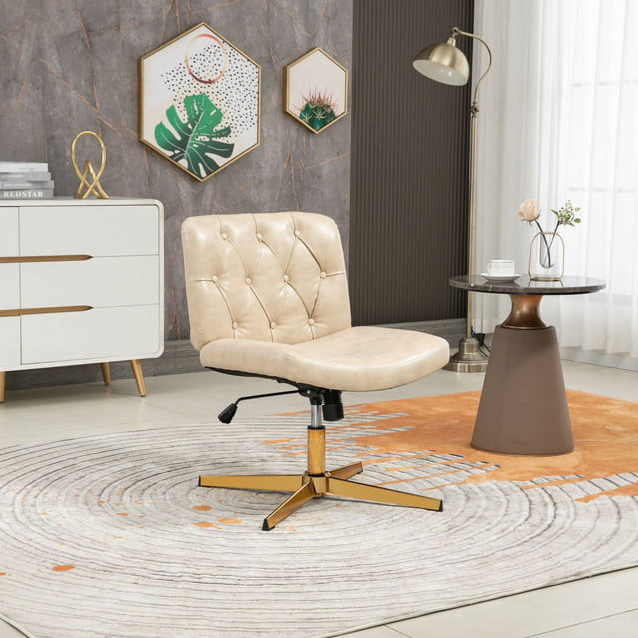 Home Office Desk Chair, Vanity Chair, Modern Adjustable Home Computer