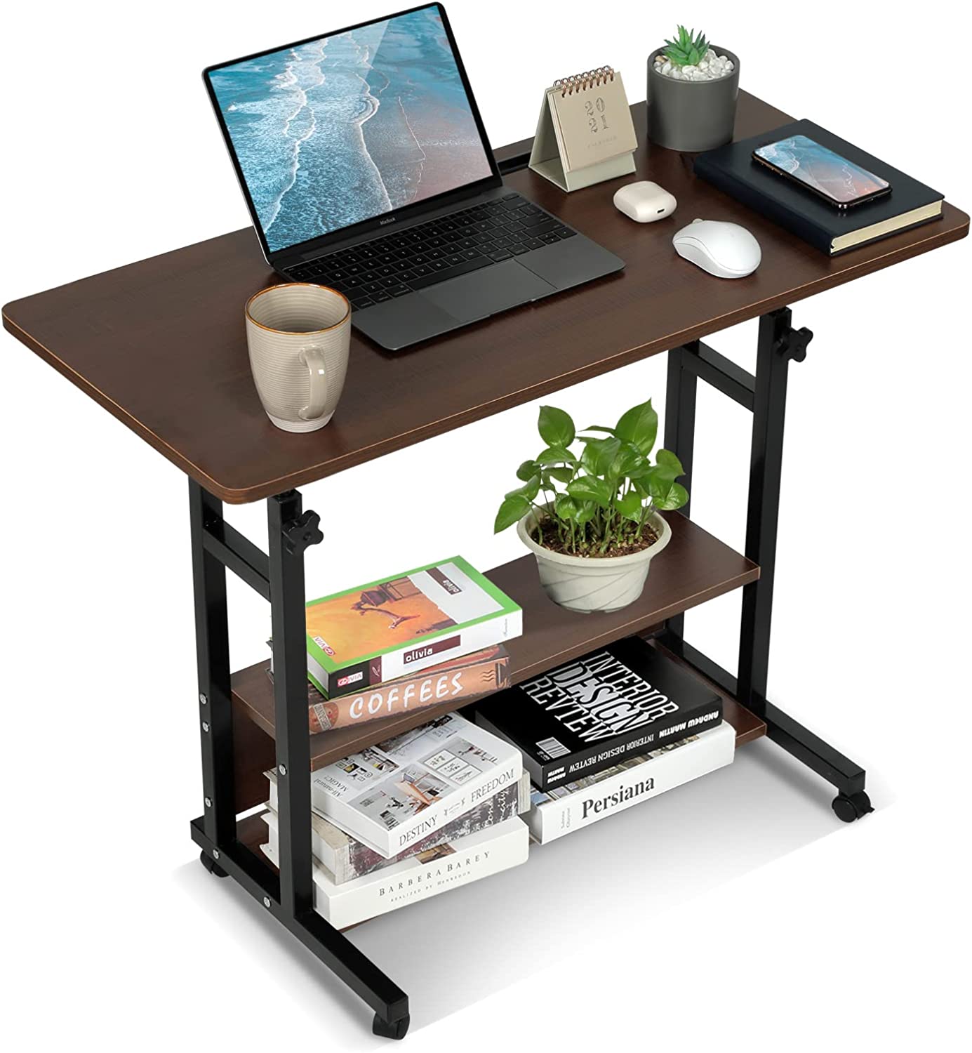 Home Office Desks Standing Adjustable Height Small Laptop Desk with