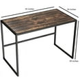 thumbnail image 1 of Home Office Notebook Desk Brown Walnut Particle Material, 1 of 7