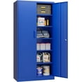 Home Office Storage with Shelves and Doors Metal Utility