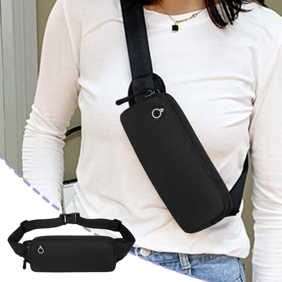 Home Organization Clearance! Waterproof Running Belt Bag Multi Layer Storage Waist Pack For Jogging Hiking Travel And Daily Commute