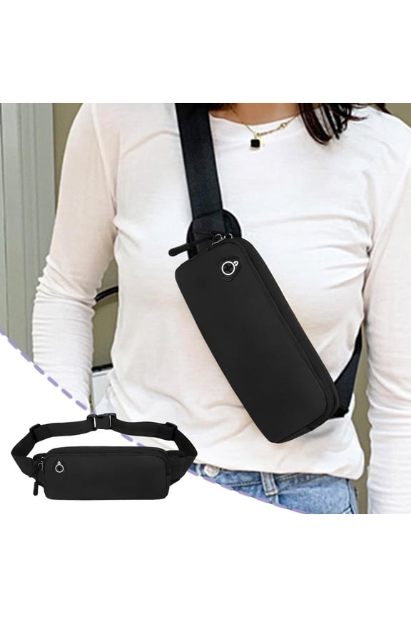 Home Organization Clearance! Waterproof Running Belt Bag Multi Layer Storage Waist Pack For Jogging Hiking Travel And Daily Commute