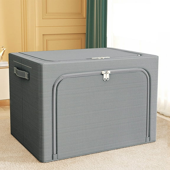 Home Organization - Clothes Storage Box Home Closet Clothes Quilt Fabric Organizer Oversized Capacity Cloth Storage Bag Sub Storage Trunks & Bag